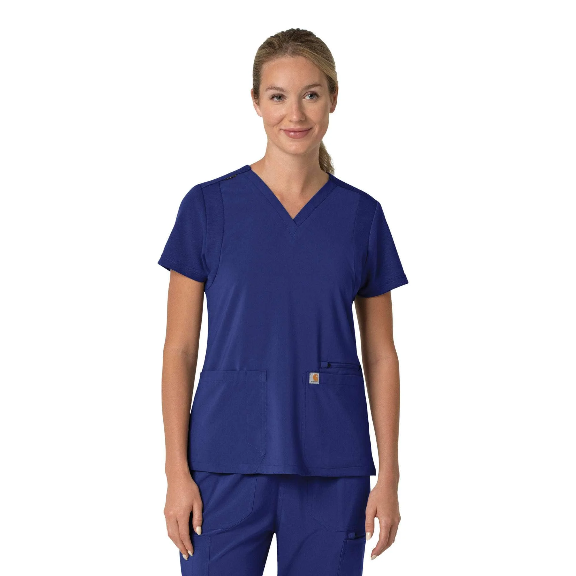 Women's Force Cross-Flex Flex Panel V-Neck Scrub Top - 1