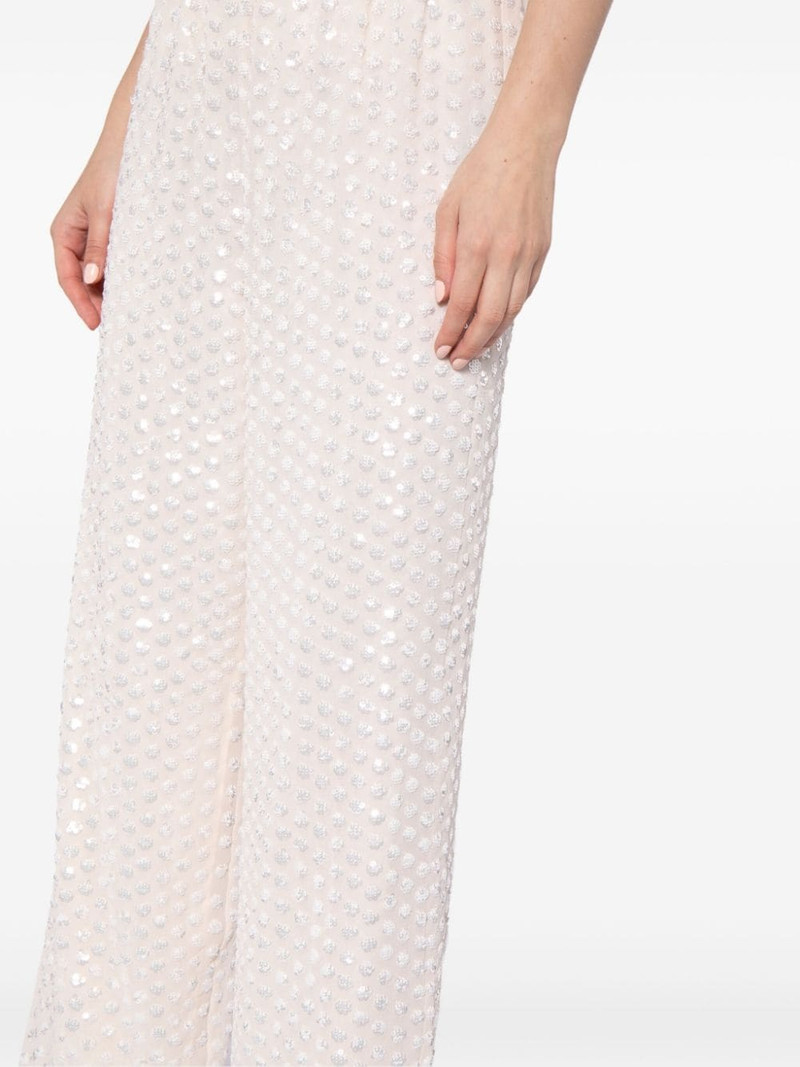 Raindrop sequin trousers 5