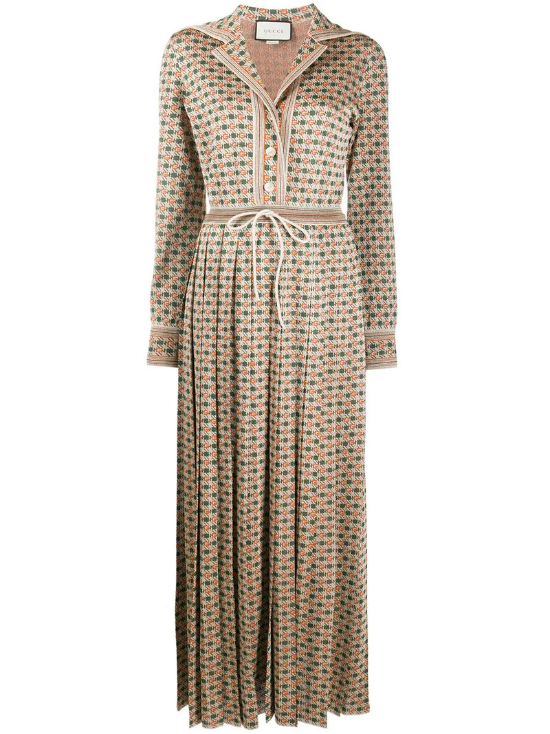long Square G lamé dress - 1