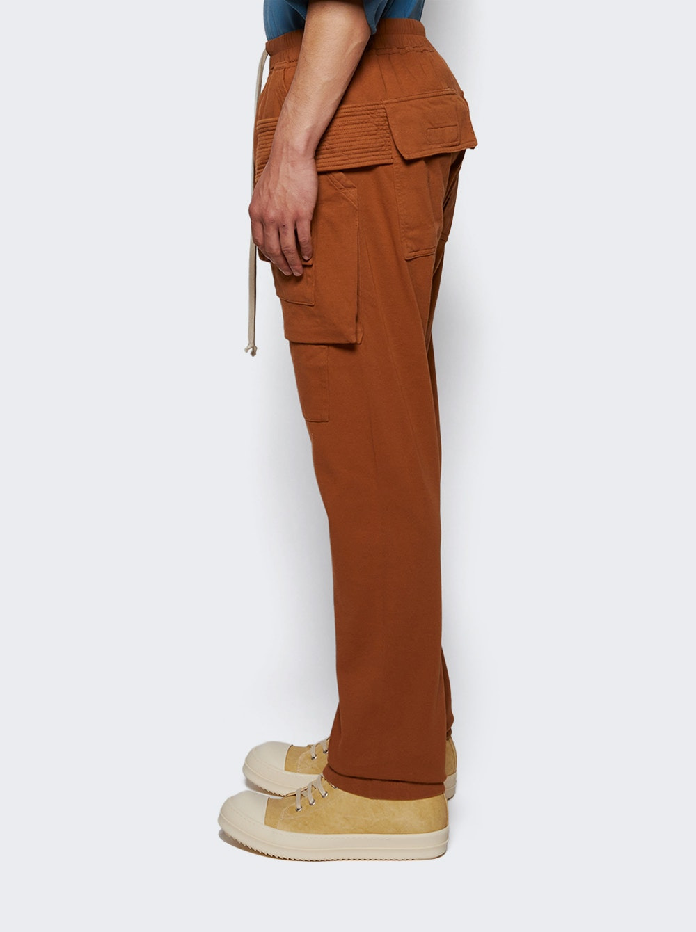 Creatch Cargo Drawstring Pants Orange - 3
