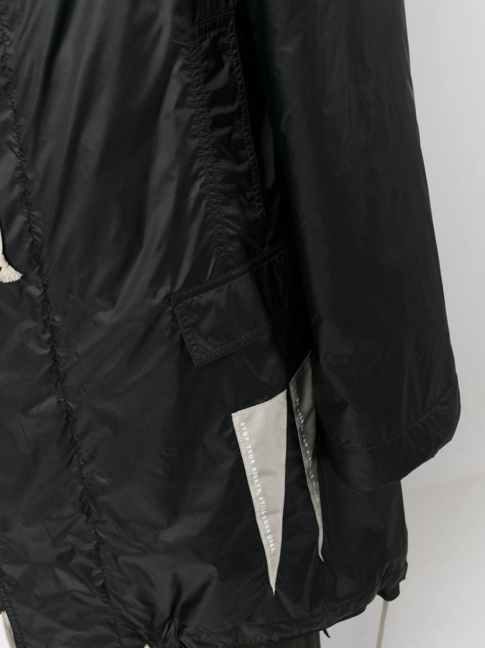 fishtail hooded raincoat - 5