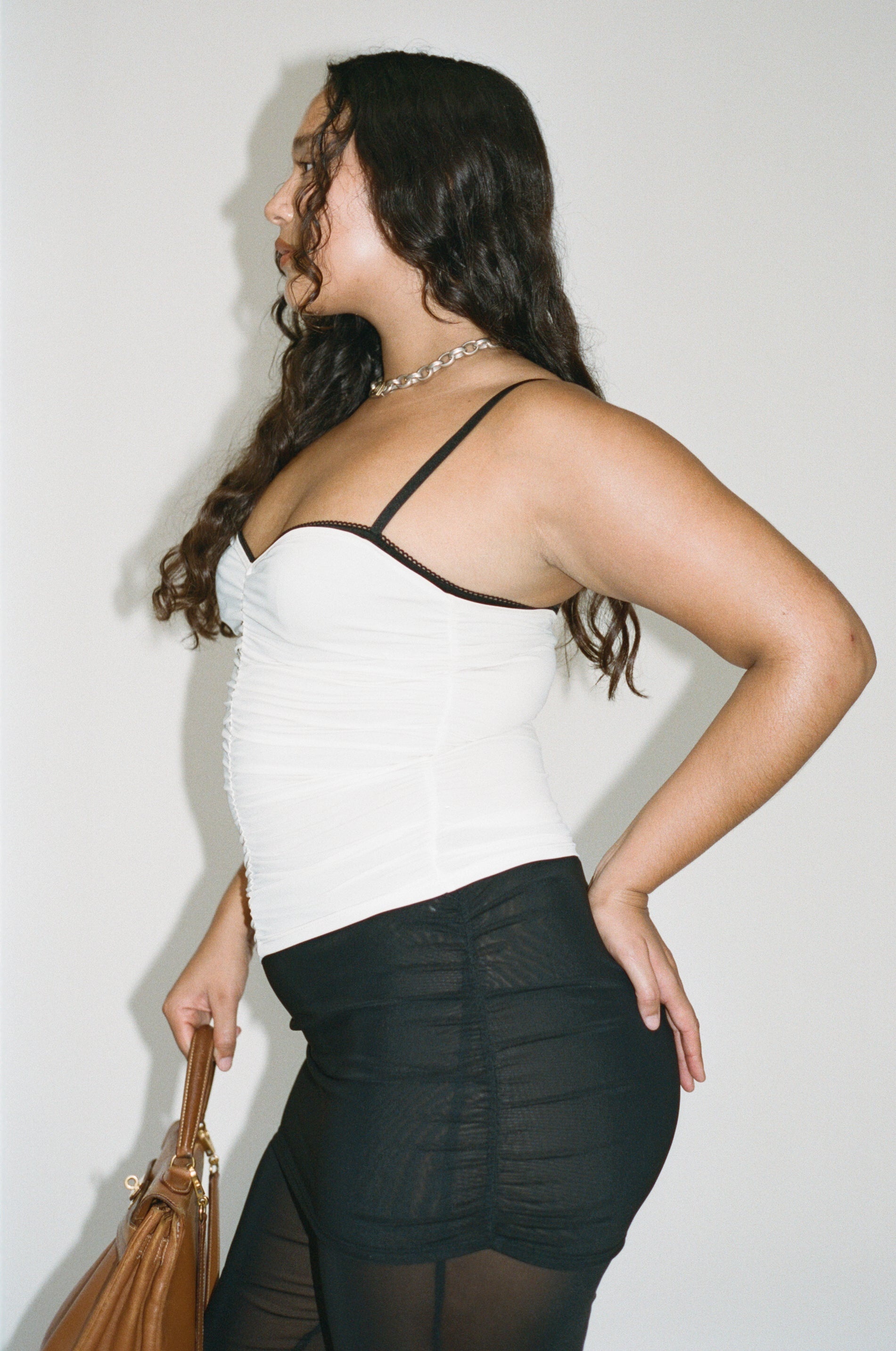 RENZO TUBE TOP - CREAM - 3