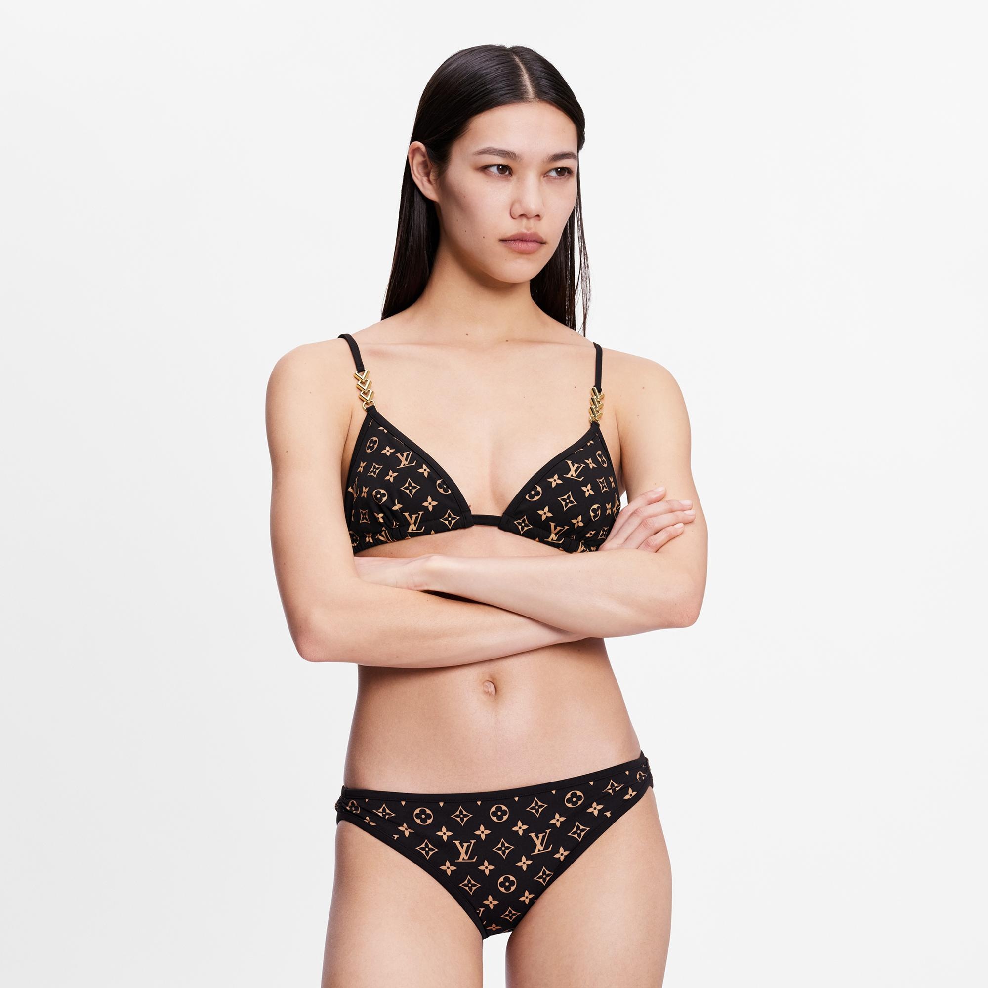 Graphic Monogram Bikini Top - 3