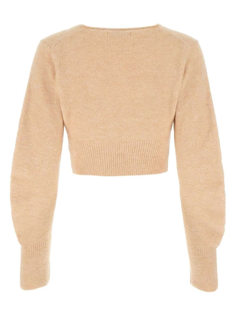 LOW CLASSIC logo-appliqué cardigan outlook