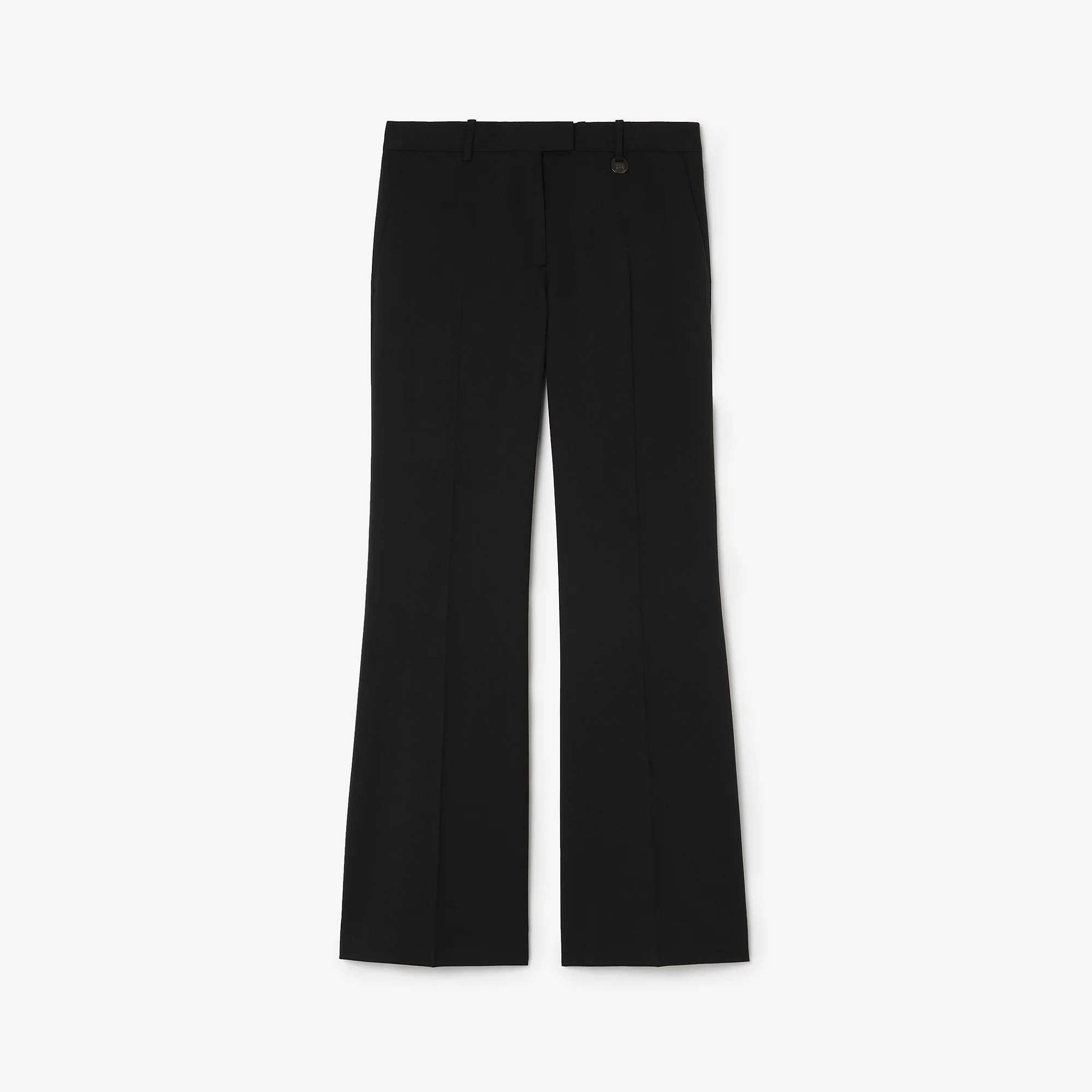 Wool Blend Tailored Trousers - 1