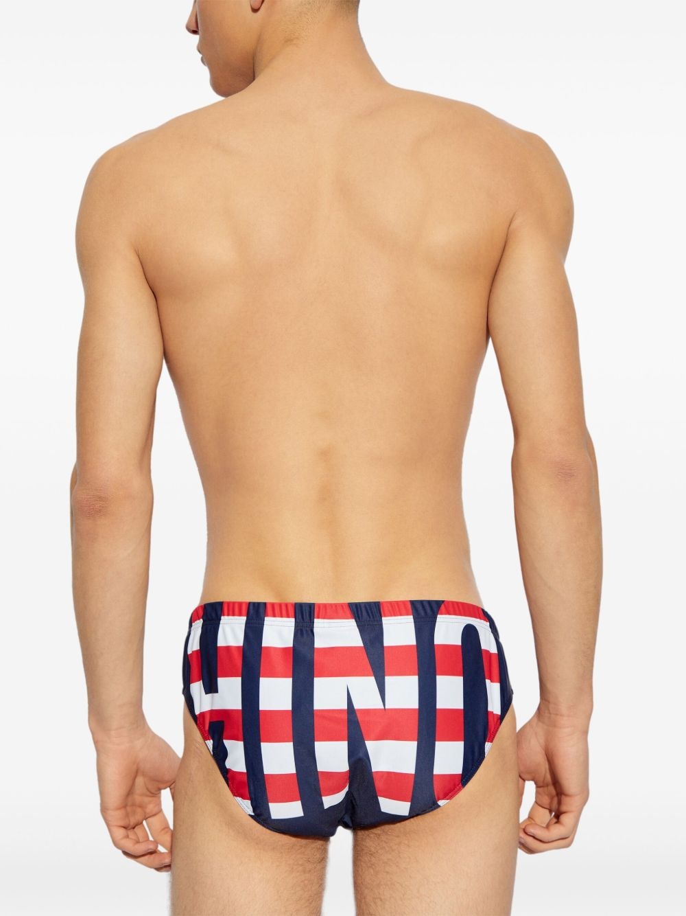 logo-print swim trunks - 3