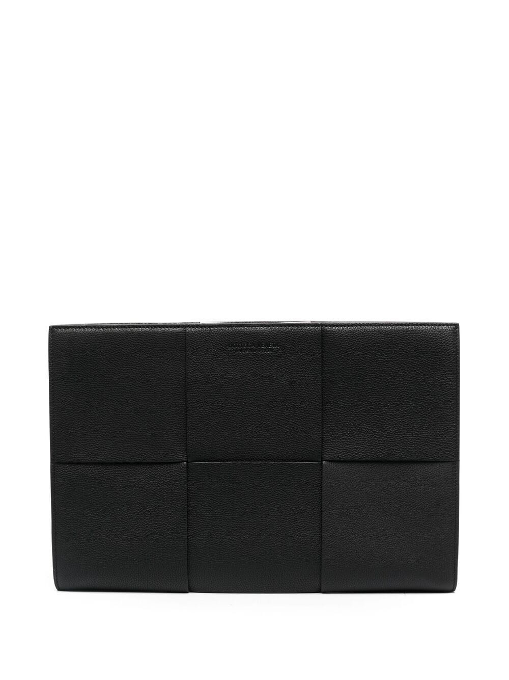 Intrecciato woven clutch - 1