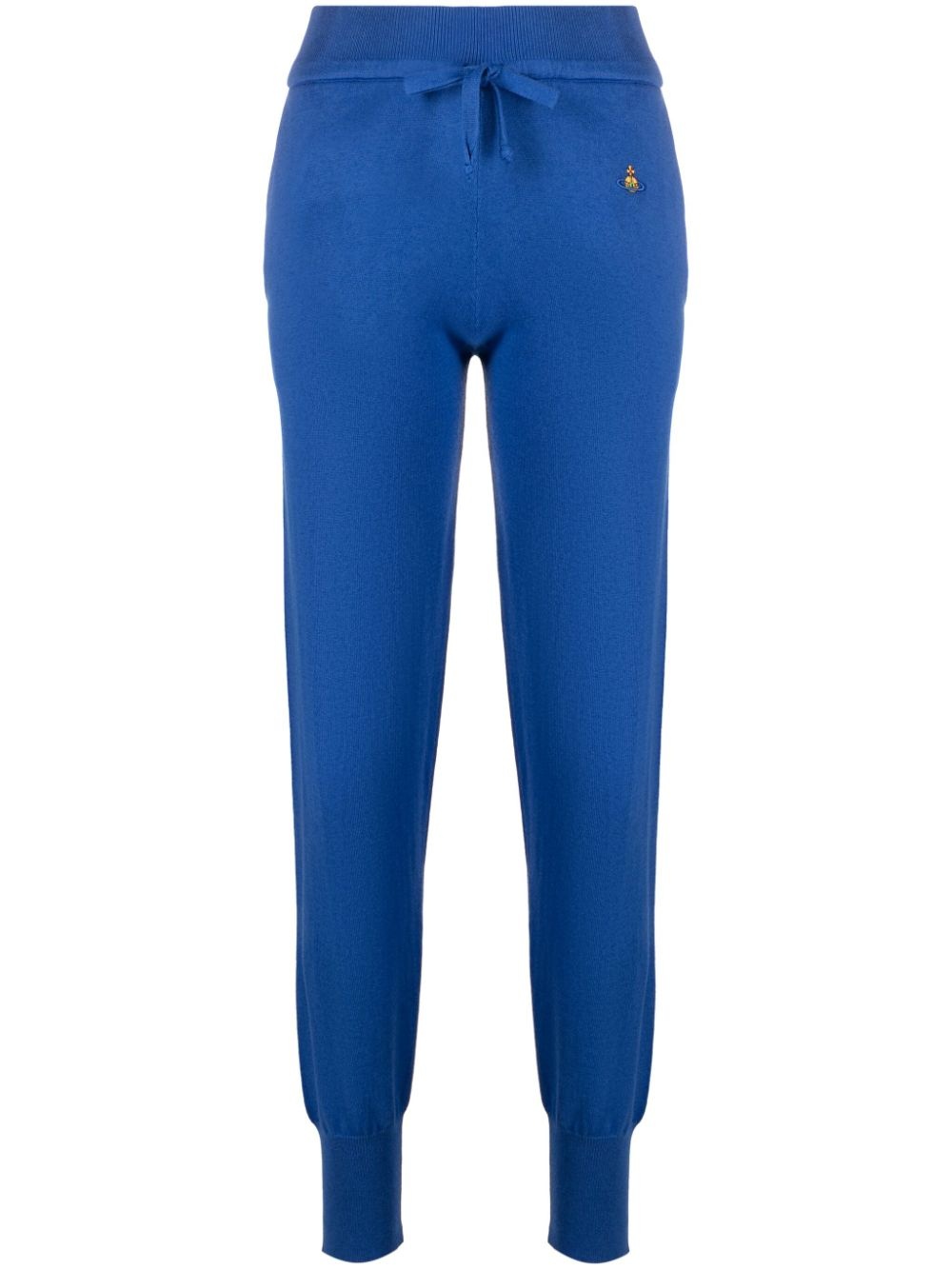 Ocean Orb-embroidered tapered trousers - 1