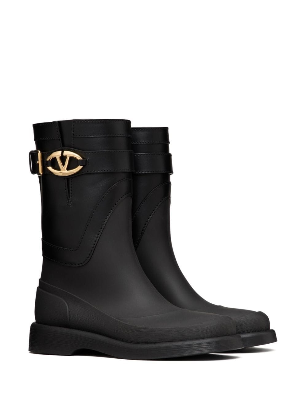 VLogo buckle boots - 2