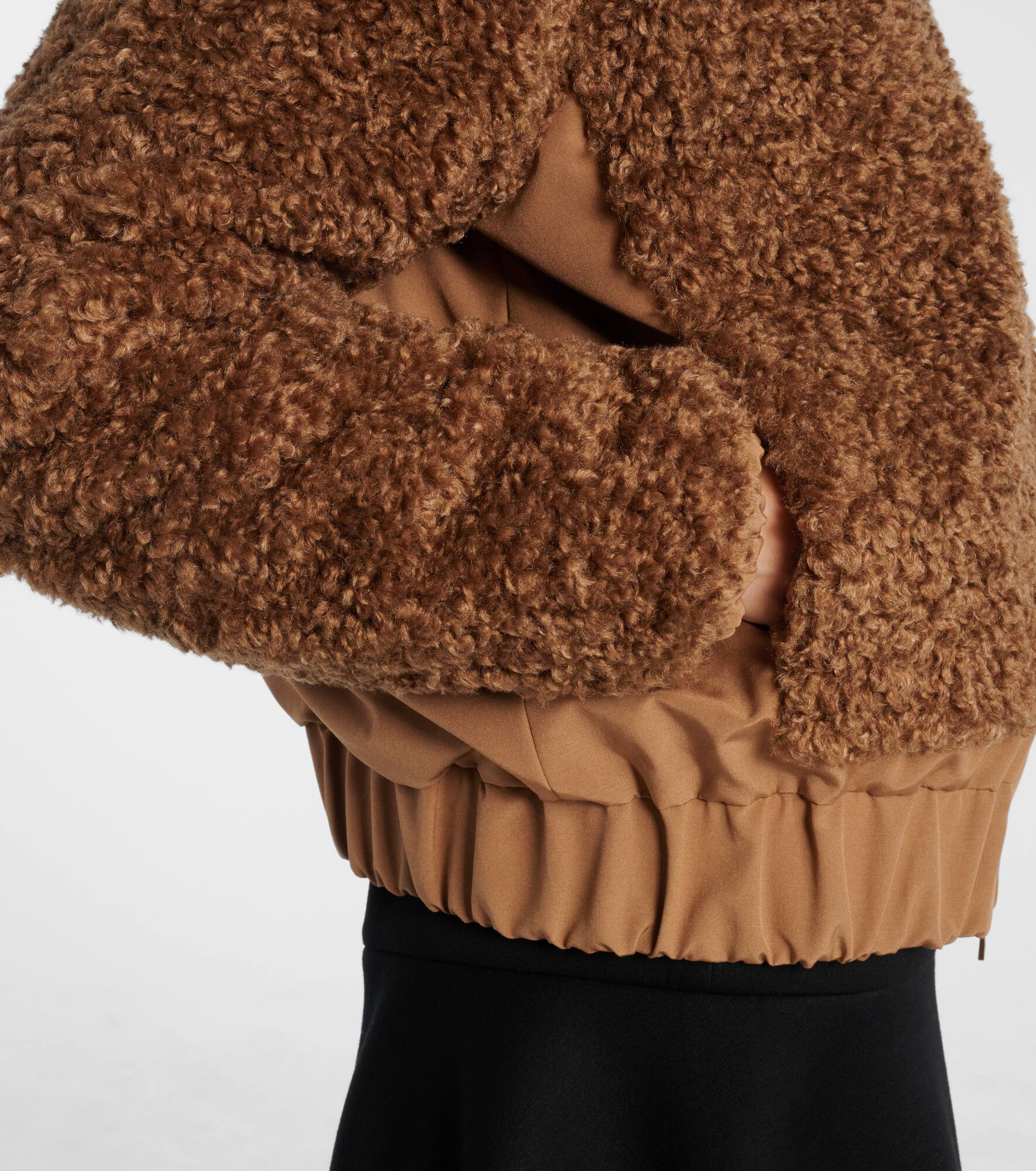 Coligny faux shearling down jacket - 4