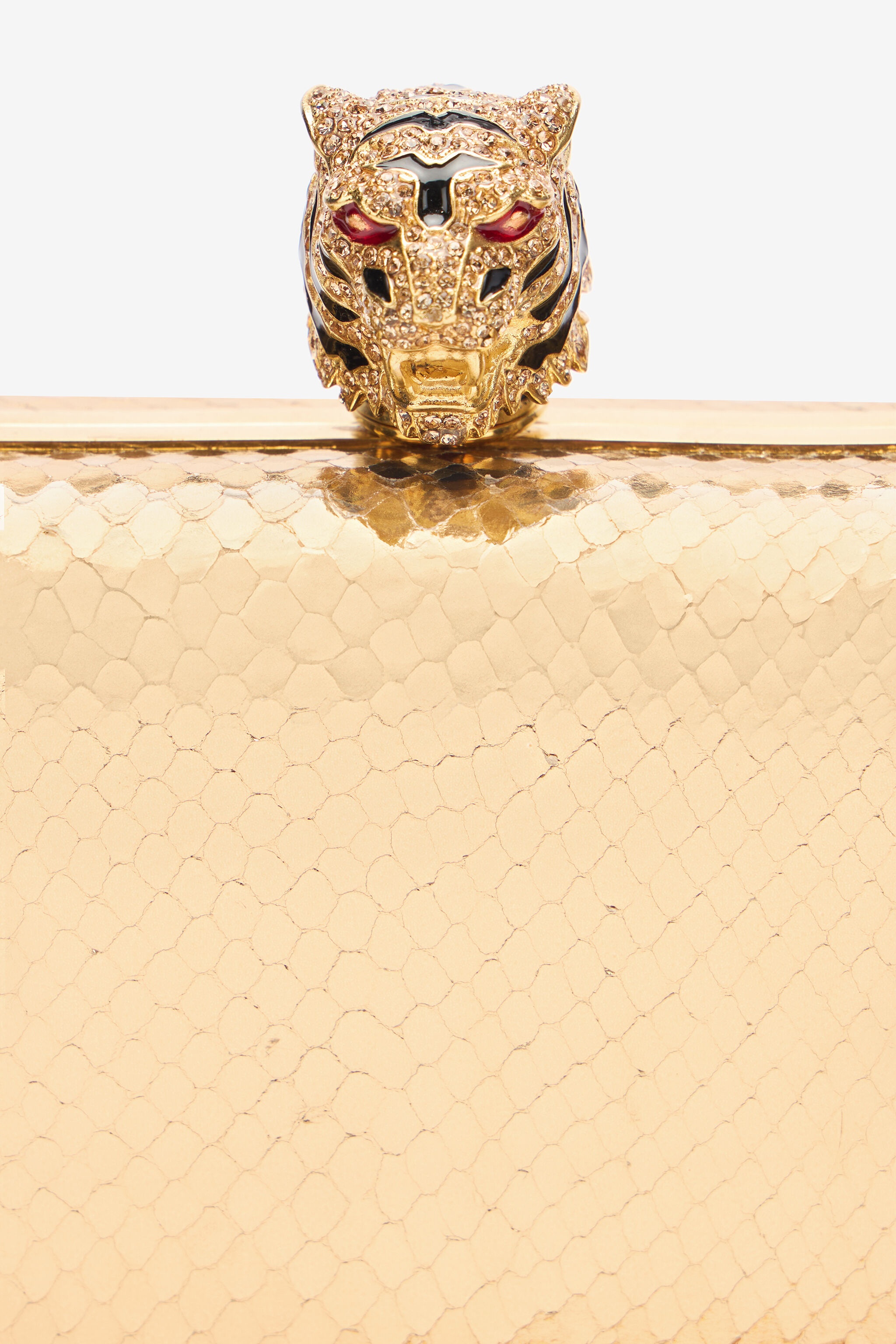 Tiger Leather Clutch - 4