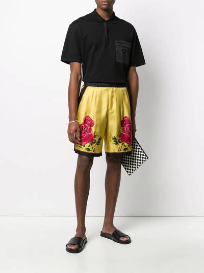 Dolce & Gabbana rose print shorts outlook