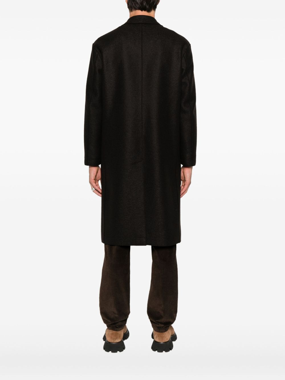 two-button wool coat - 4