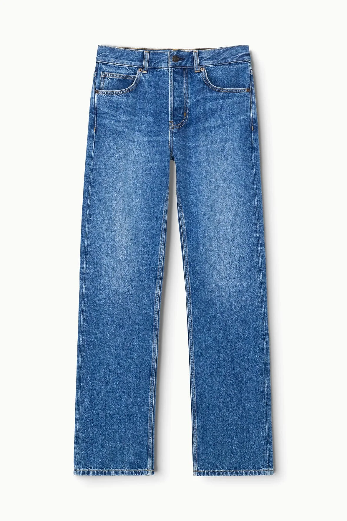 STAUD TEDDY STRAIGHT JEAN VINTAGE WASH - 1