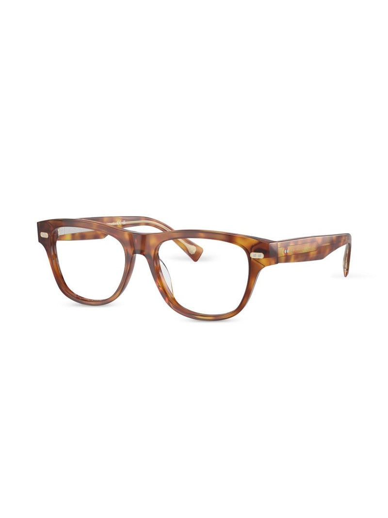 Brunello Cucinelli BC3005 rectangle-frame glasses outlook