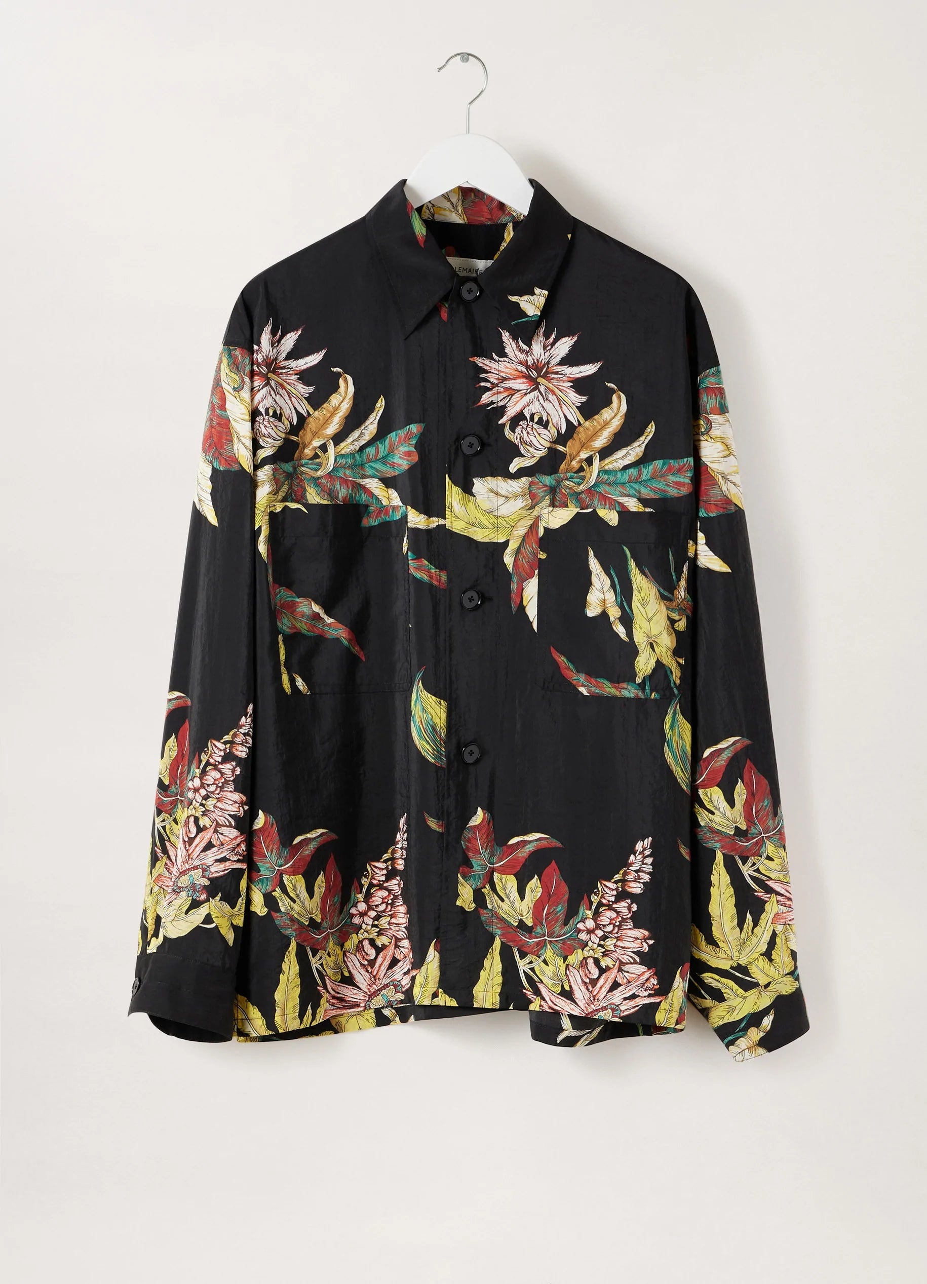 Lemaire PYJAMA SHIRT TROPICAL DRY SILK | REVERSIBLE