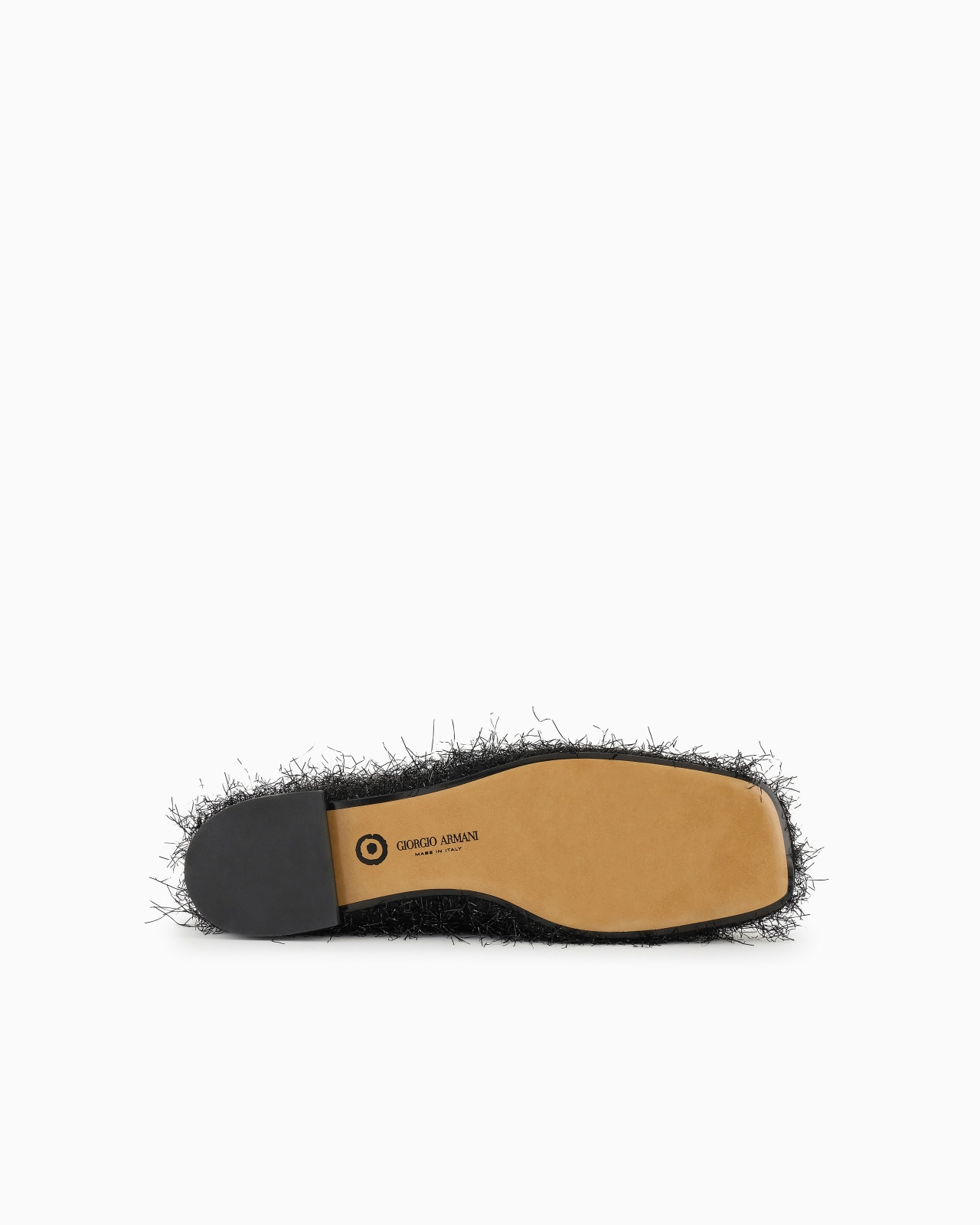 GIORGIO ARMANI X 10 CORSO COMO FAUX-FUR FABRIC BALLERINAS - 6