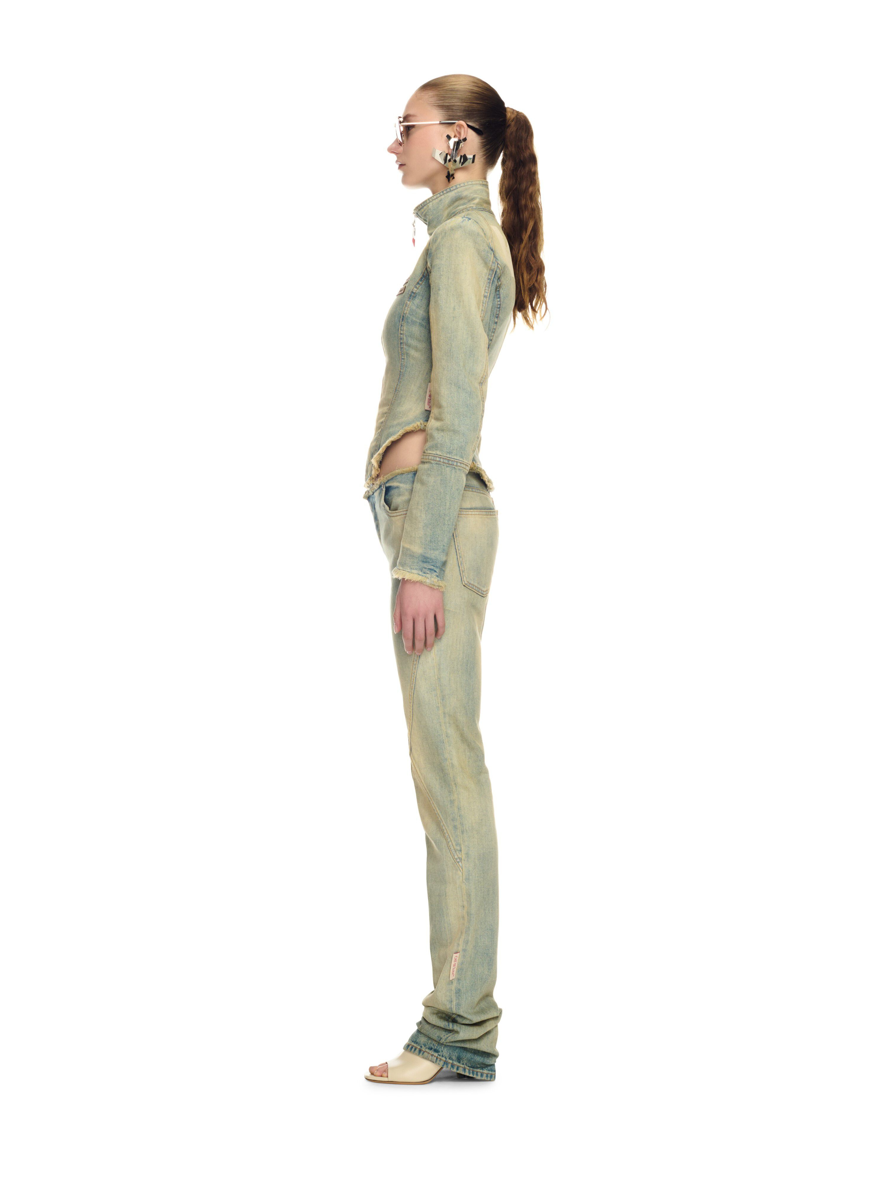 Blue Jane Denim Pants - 5