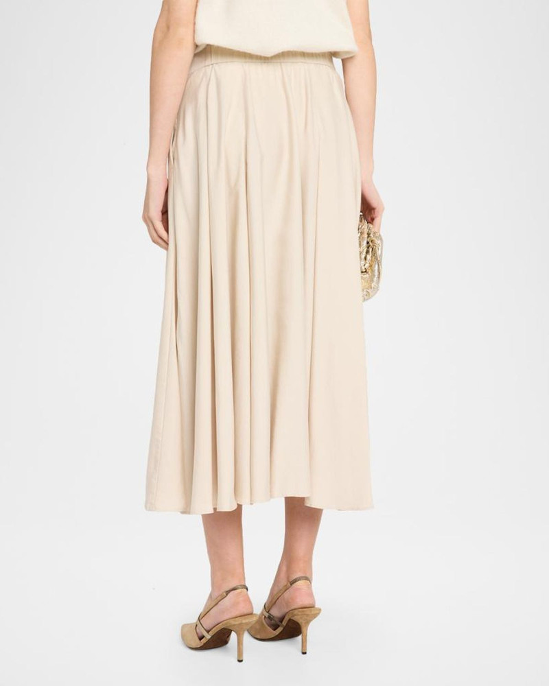Fluid A-Line Midi Skirt 3