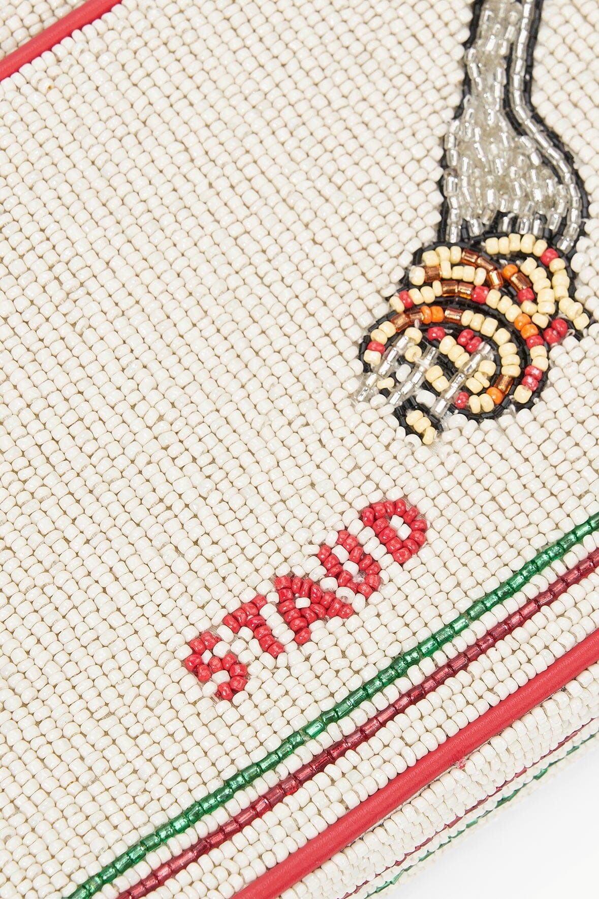 STAUD TOMMY BEADED BAG TOMATO - 7