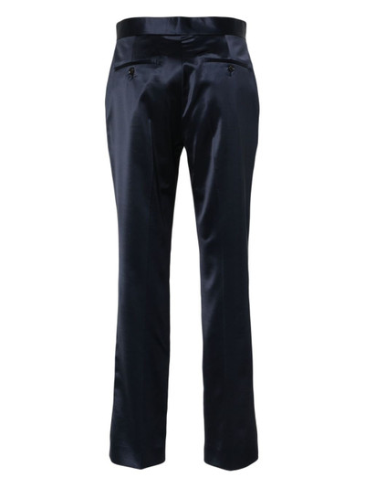 Paul Smith mid-rise satin tailored trousers outlook