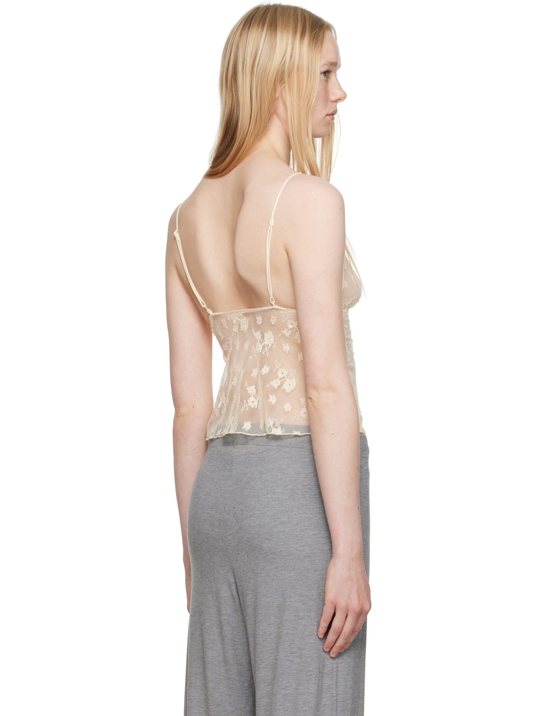 SSENSE Exclusive Yellow Spring Intimates Triangle Camisole - 3