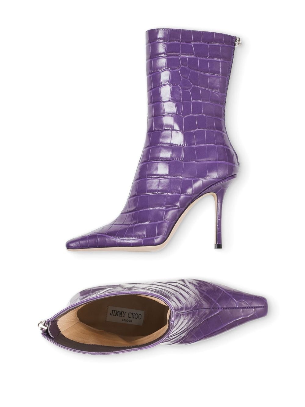 Agathe 100mm pointed-toe boots - 4