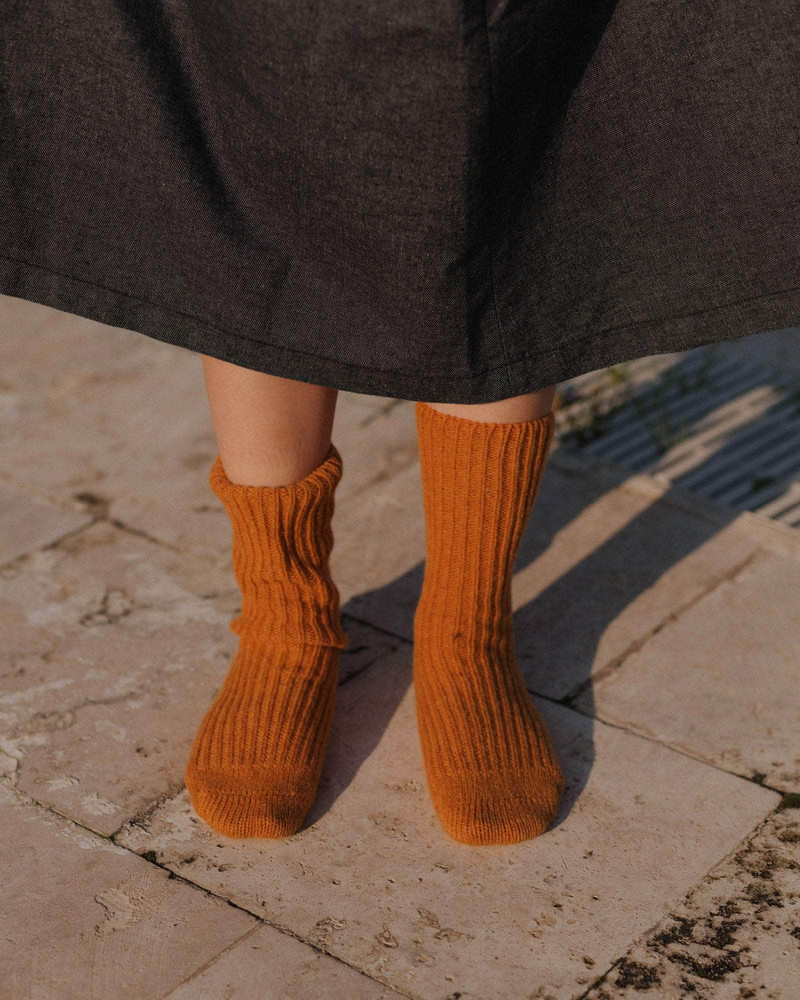 Mea Socks - Recycled Wool Rib 1