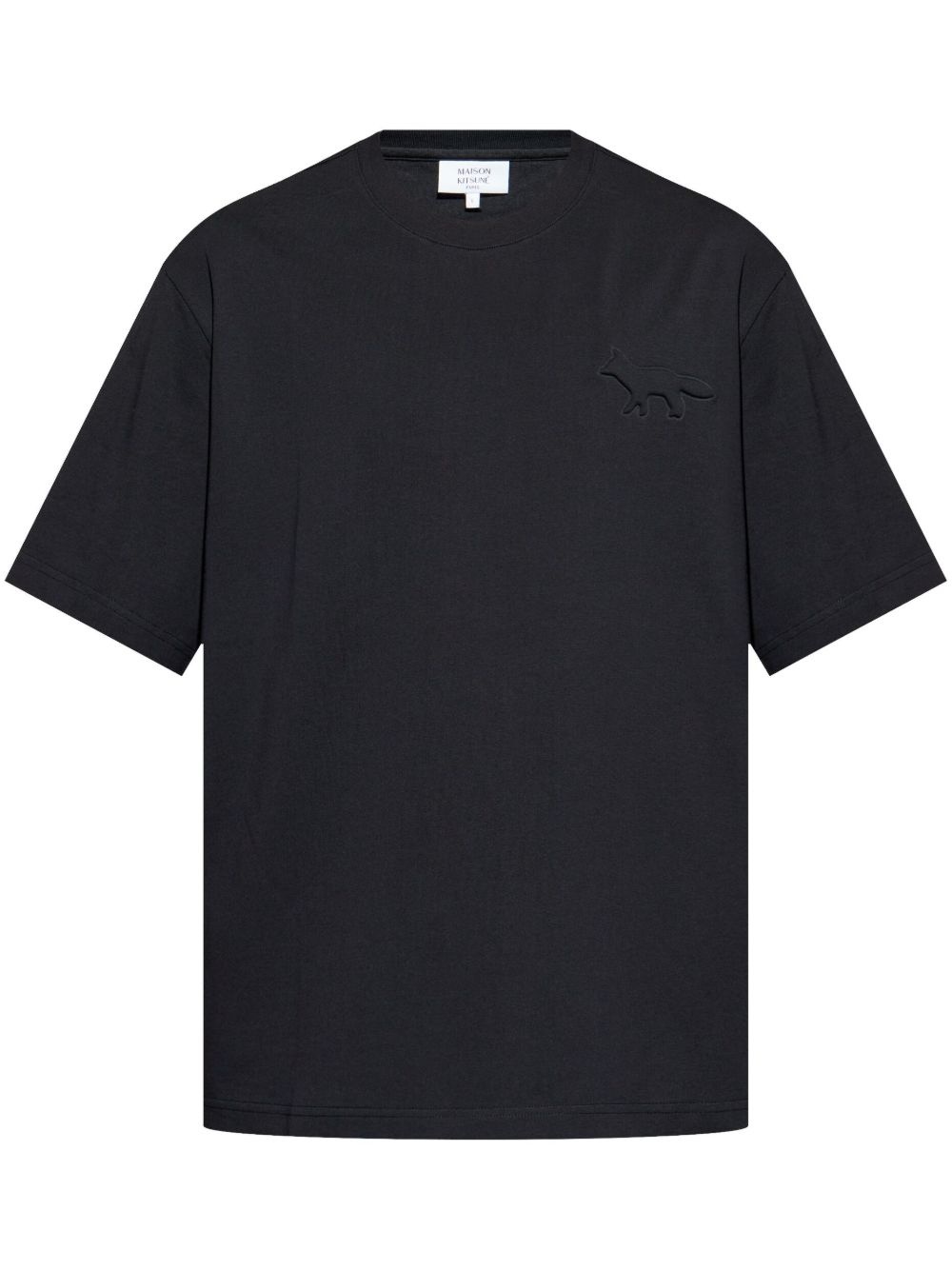 Profile Fox-embossed T-shirt - 1