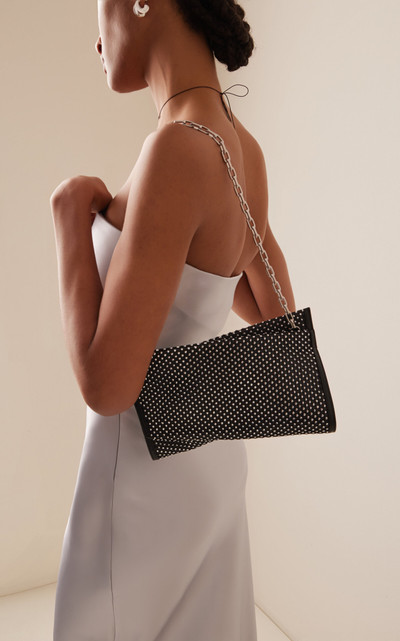 Christian Louboutin Loubitwist Small Studded Leather Clutch black outlook