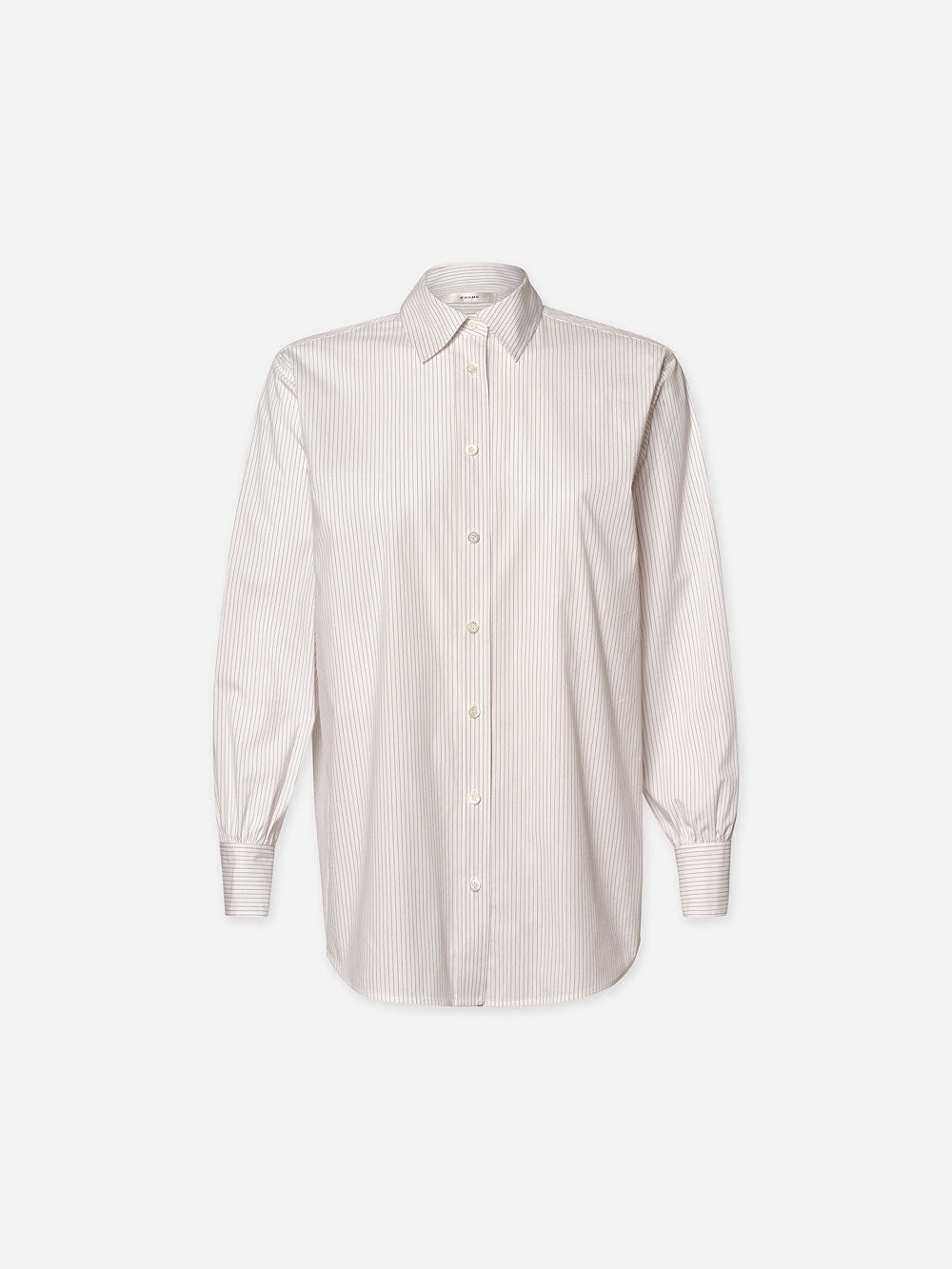 The Borrowed Shirt in White Multi - 1