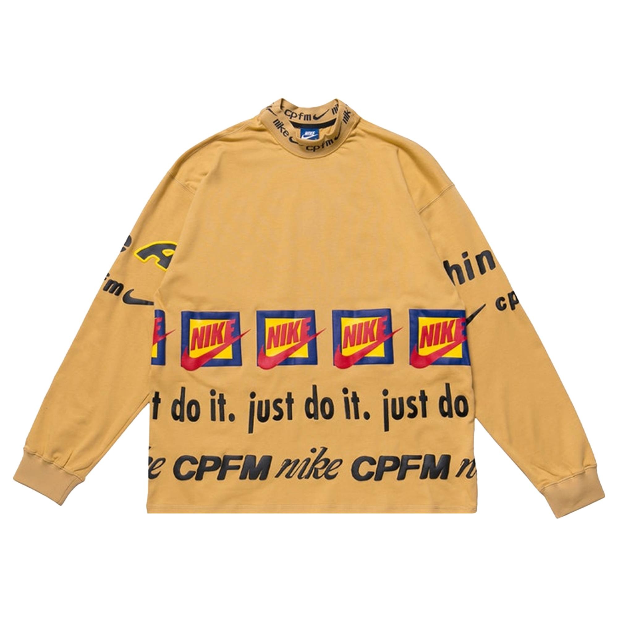 Nike x Cactus Plant Flea Market Long-Sleeve Tee 'Mustard' - 1