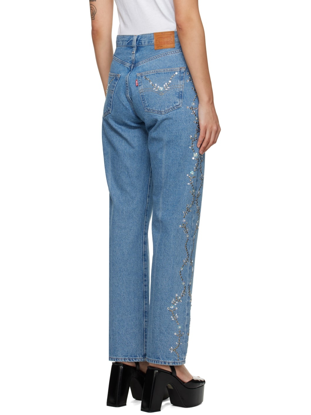 SSENSE Exclusive Blue Jeans - 3