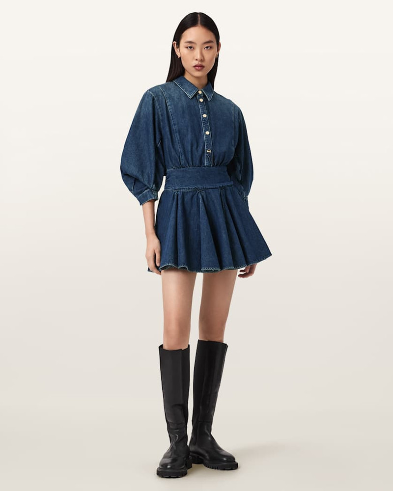 ARLO DENIM MINI DRESS 5