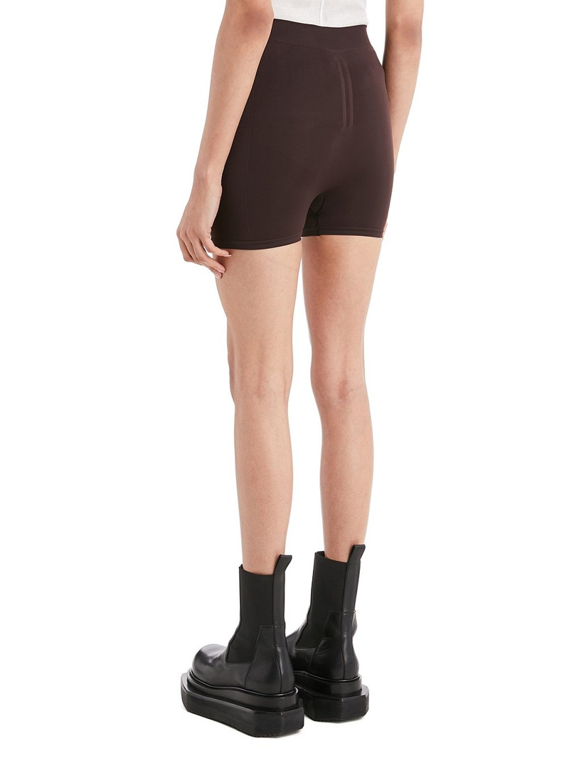 Brown Knit Active Shorts 3