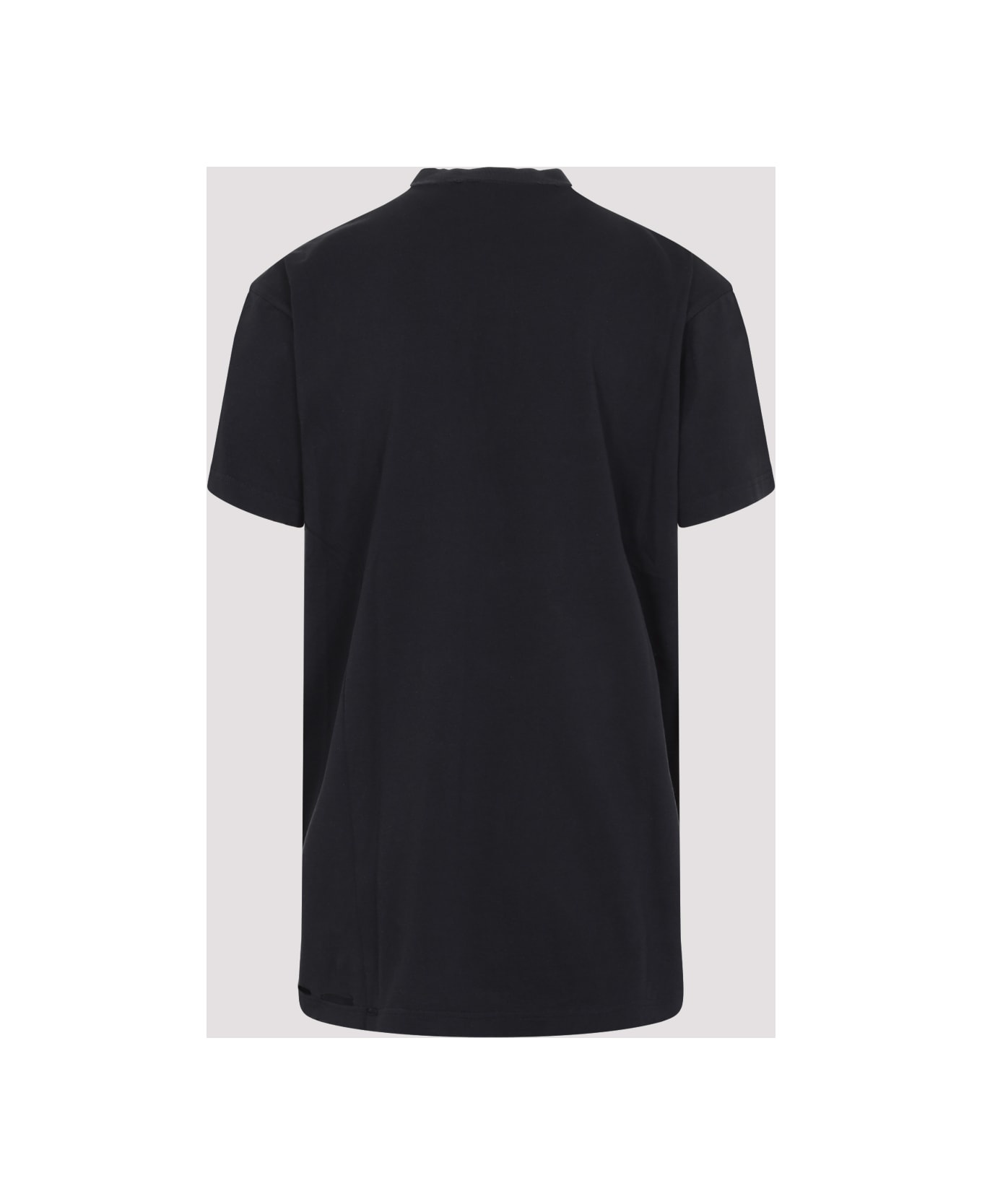 Black Coton Oversize Shirt - 4