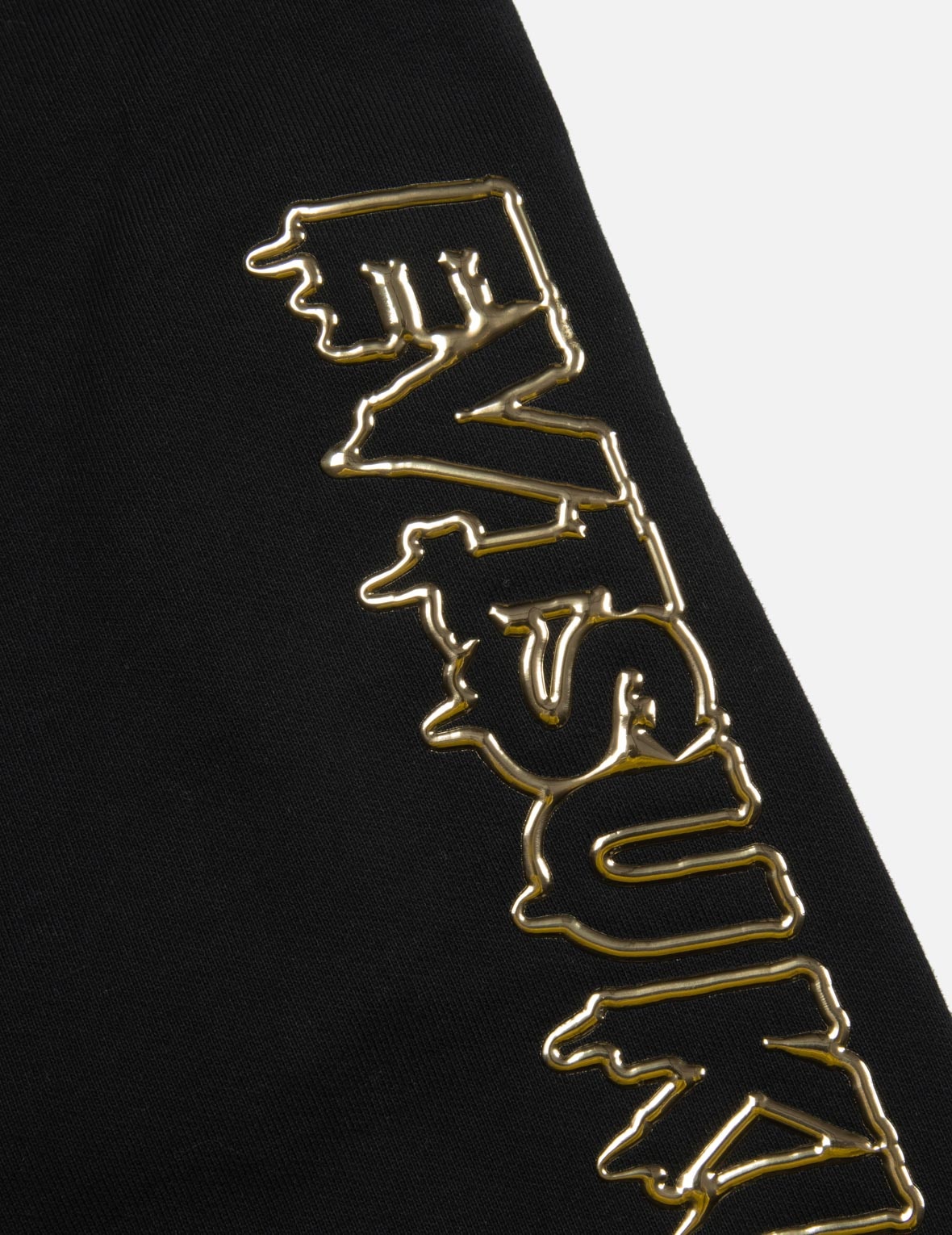Metallic Logo Print Relax Fit Sweat Shorts - 11