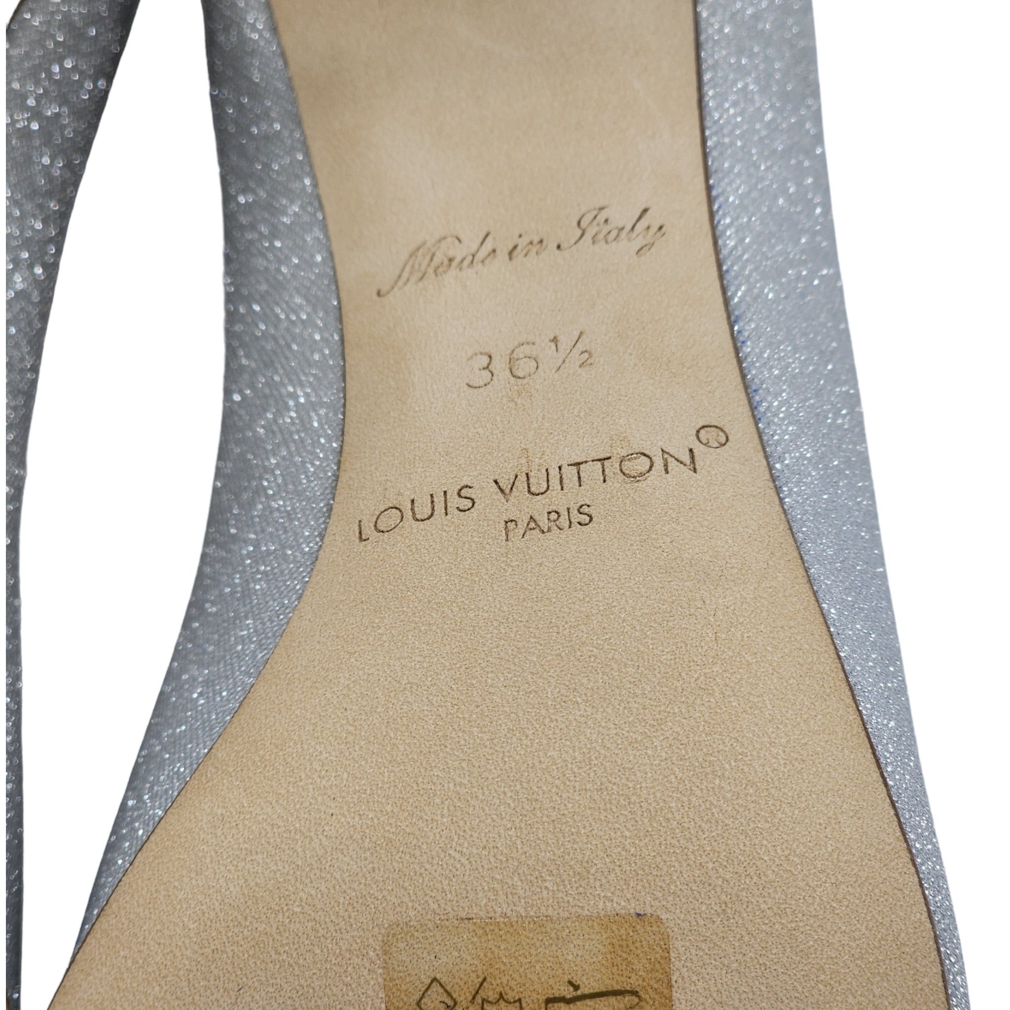 Louis Vuitton Blossom Pumps Glitter in Silver - 7
