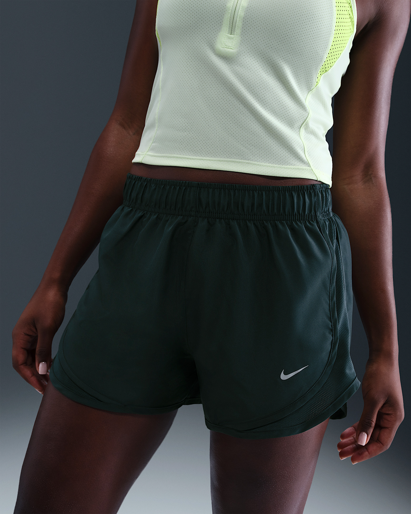 Nike Tempo Women's Dri-FIT Mid-Rise Brief-Lined Running Shorts - 2