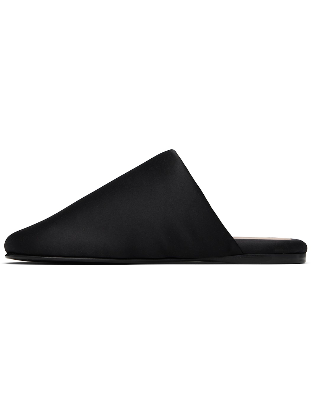 Black Garnier Padded Slippers - 3