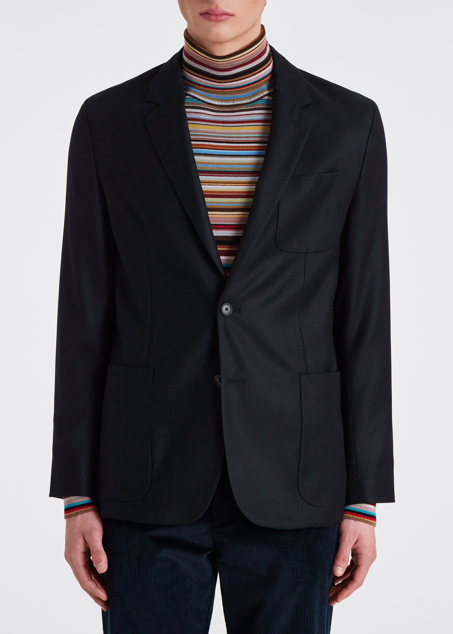 Tailored-Fit Patch-Pocket Unlined Blazer - 7