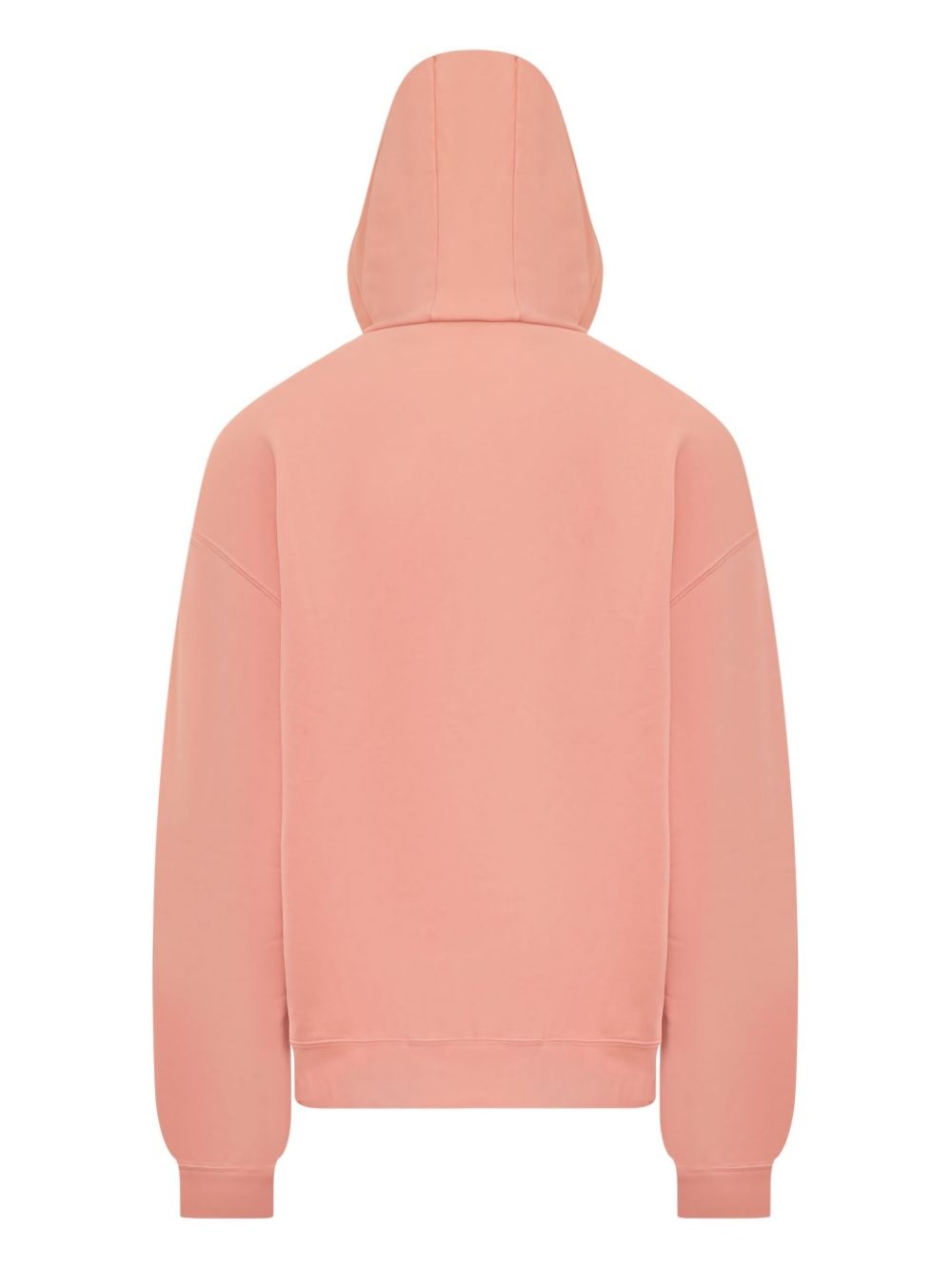 logo-print cotton hoodie - 2