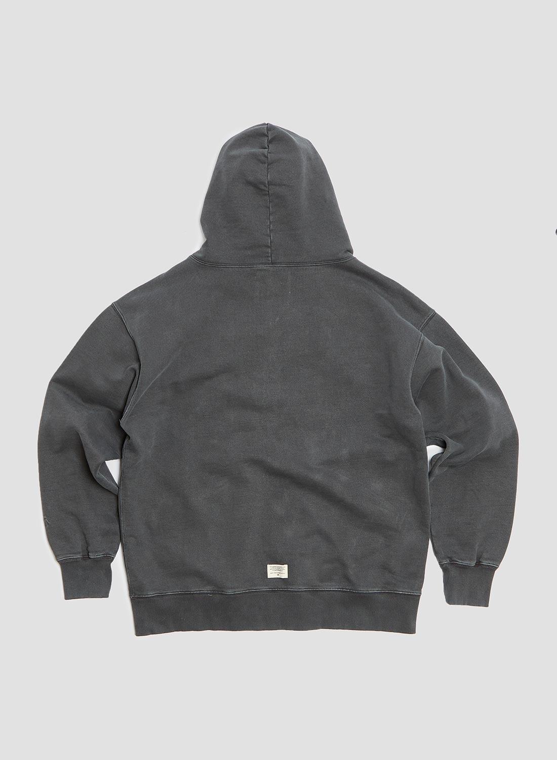 Embroidered Arrow Zip Hoodie in Black - 7