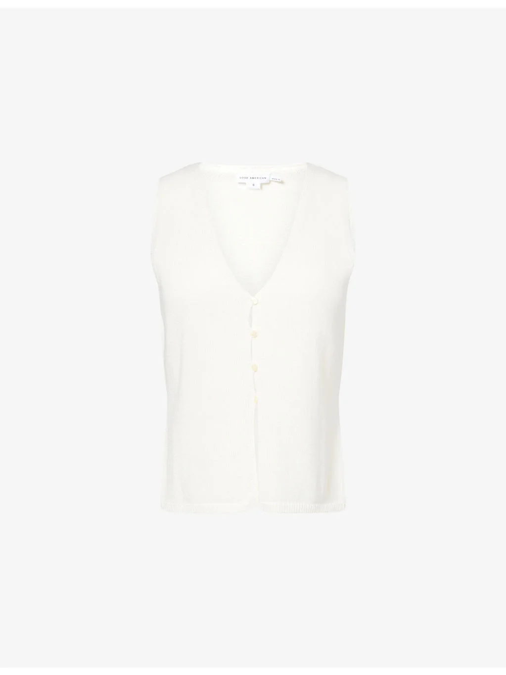 The Knit Cotton and Linen-Blend Vest Top - 1