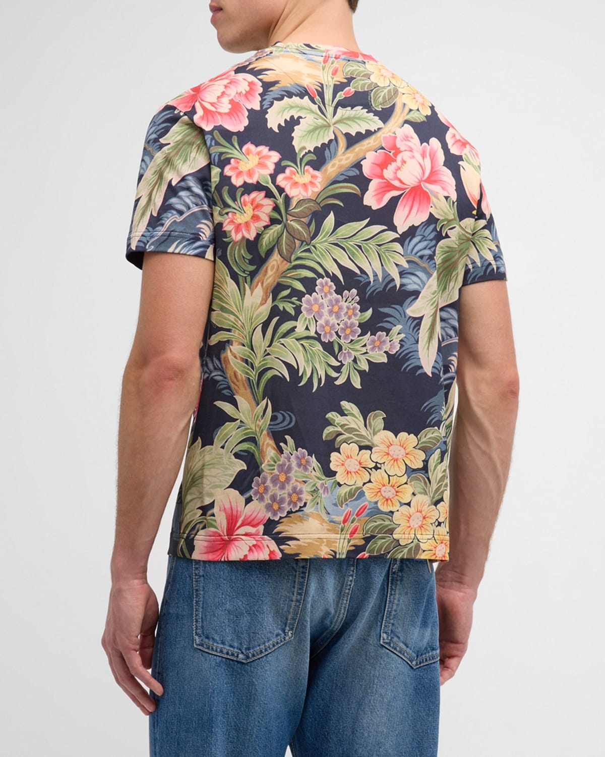 Men's Floral-Print T-Shirt - 4