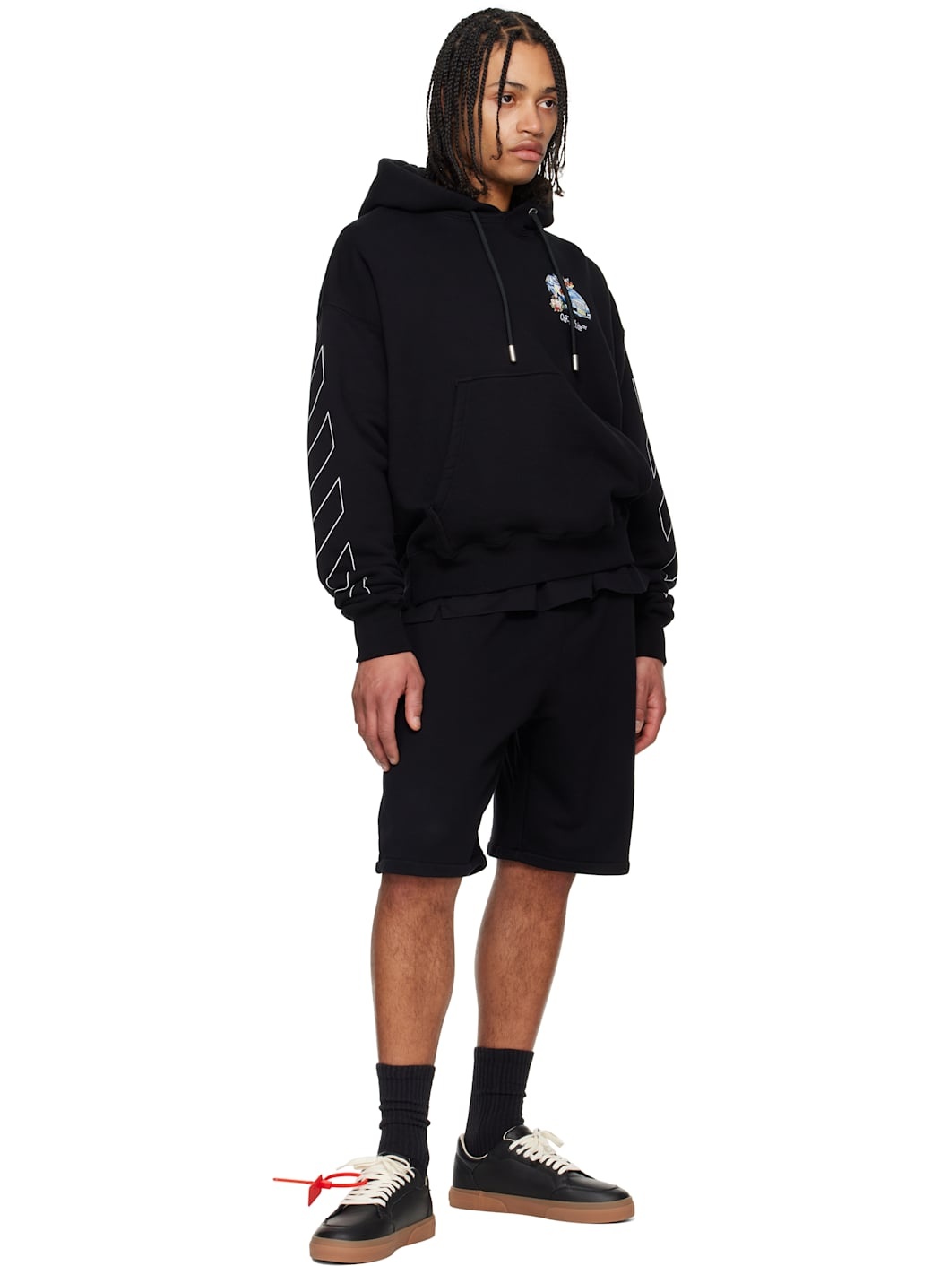 【Off-White】フレスコ アロー スケート フーディー Off-White Fresco Arrow Skate Hoodie | FARFETCH