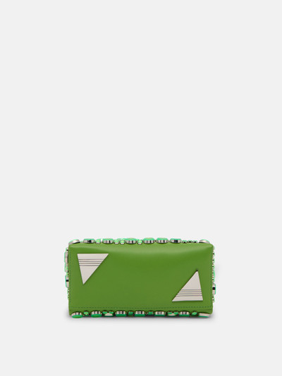 THE ATTICO ''MIDNIGHT'' FLUO GREEN CLUTCH outlook