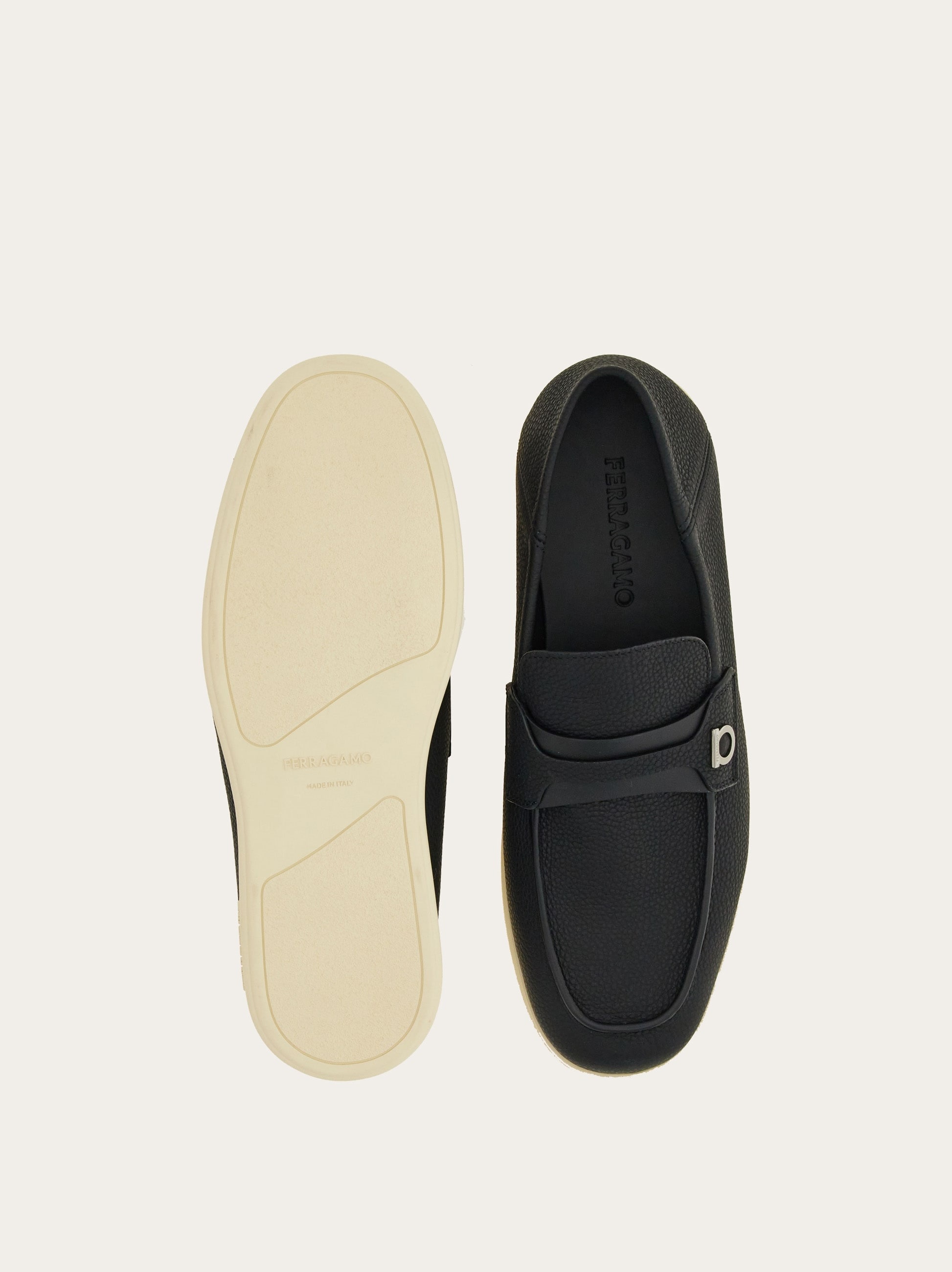 Deconstructed loafer with Gancini ornament - 5