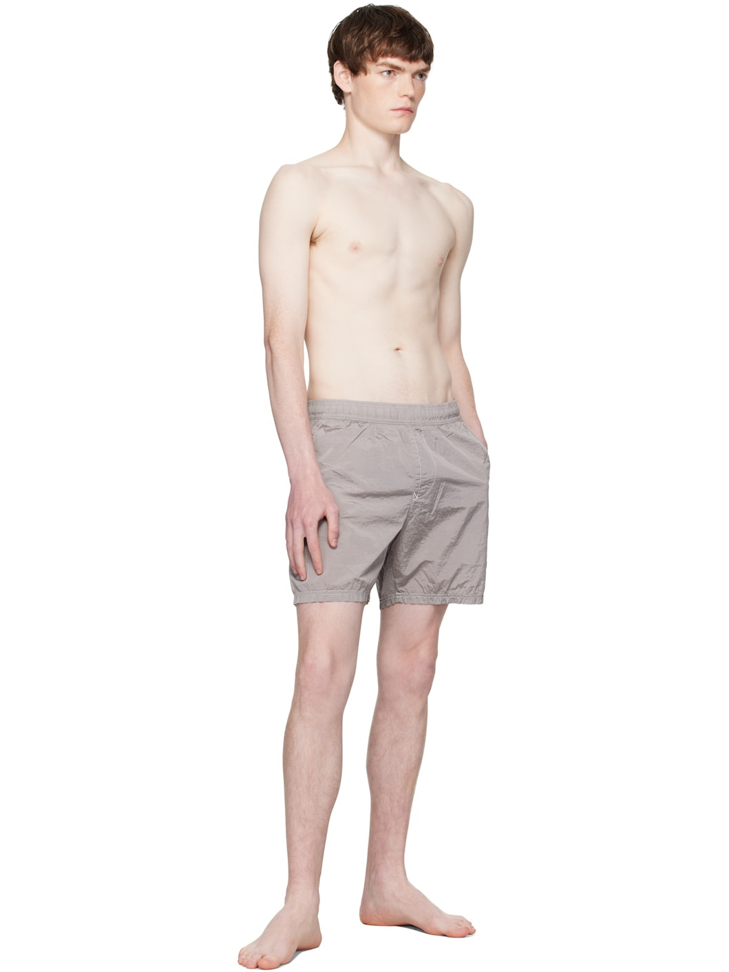 Pink B100004 Nylon Metal ECONYL Swim Shorts - 4