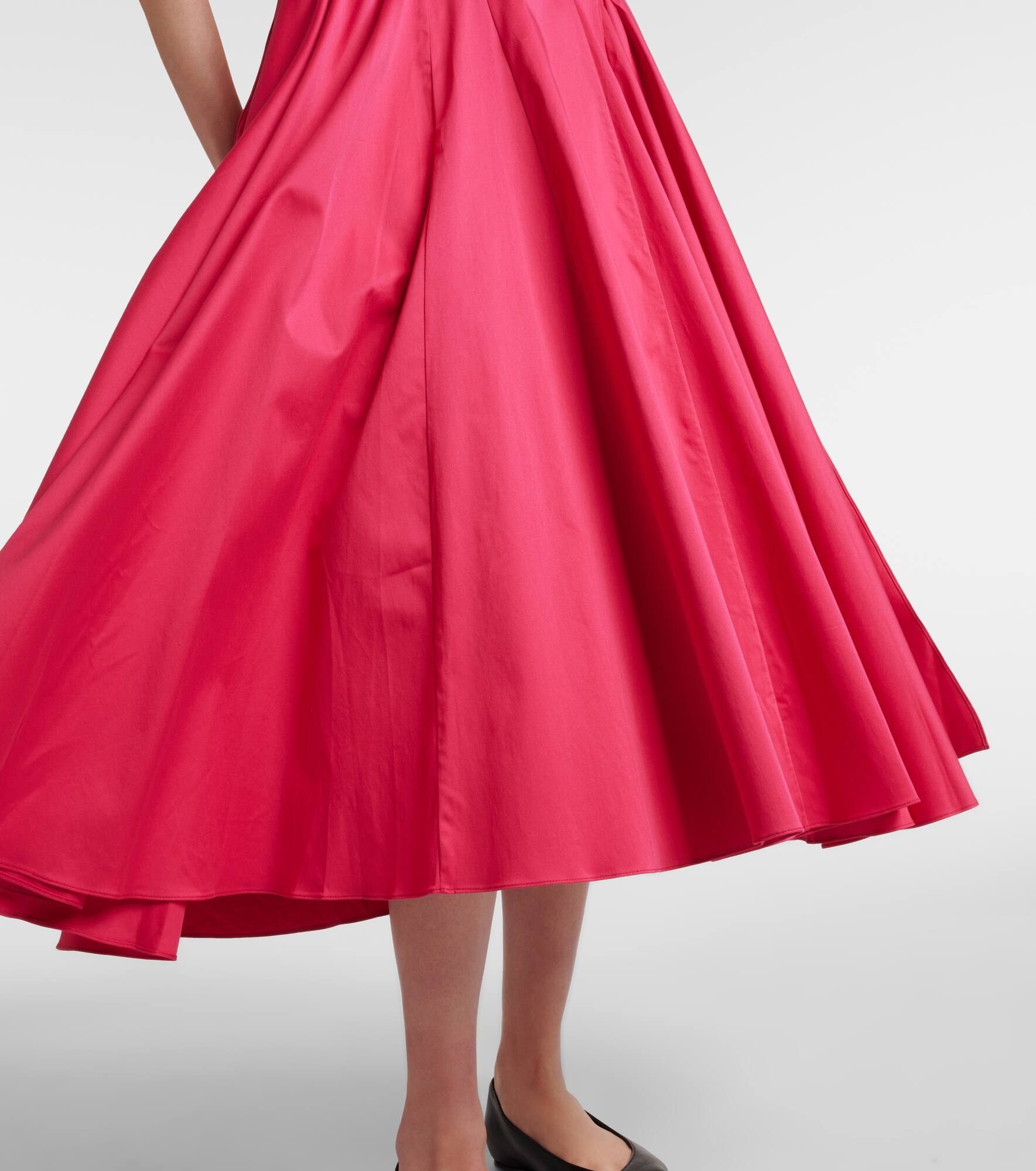Solene cotton-blend midi dress - 5